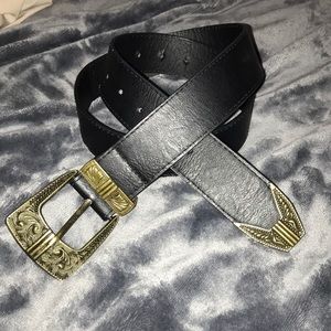 Western buckle belt